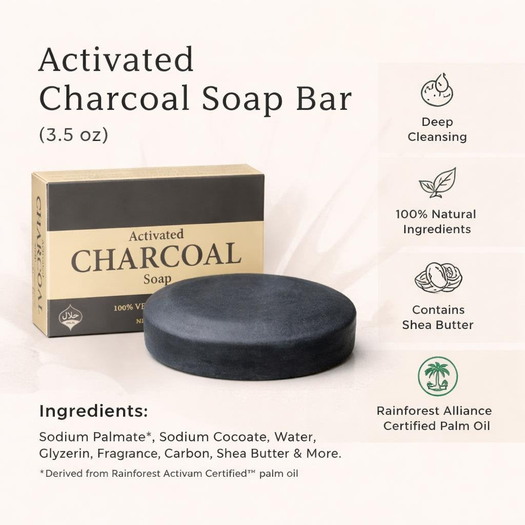 Activated Charcoal Soap Bar (3.5 oz)