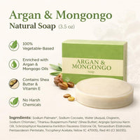 Argan and Mongongo Natural Soap (3.5 oz)