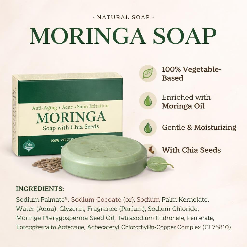 Bargz Moringa Soap (6 Pieces)