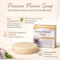 Passion Flower Soap with Kava Kava and Cocoa Butter (3.5 oz)