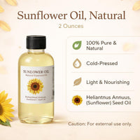 Sunflower Oil, Natural (2 Ounces)