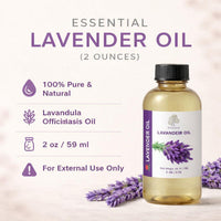 Essential Lavender Oil (2 Ounces)