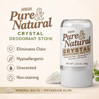 African Crystal Deodorant Stone (4.25 oz)