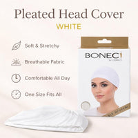 Pleated Head Cover, White (2.0 oz)