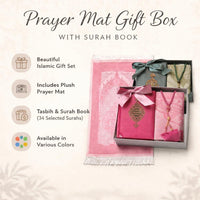 Prayer Mat Gift Box with Surah Book (1.5 lb)