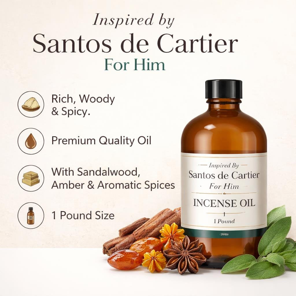 Inspired by Santos de Cartier, For Him (1 Pound)