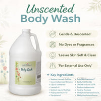 Unscented Body Wash (Gallon)