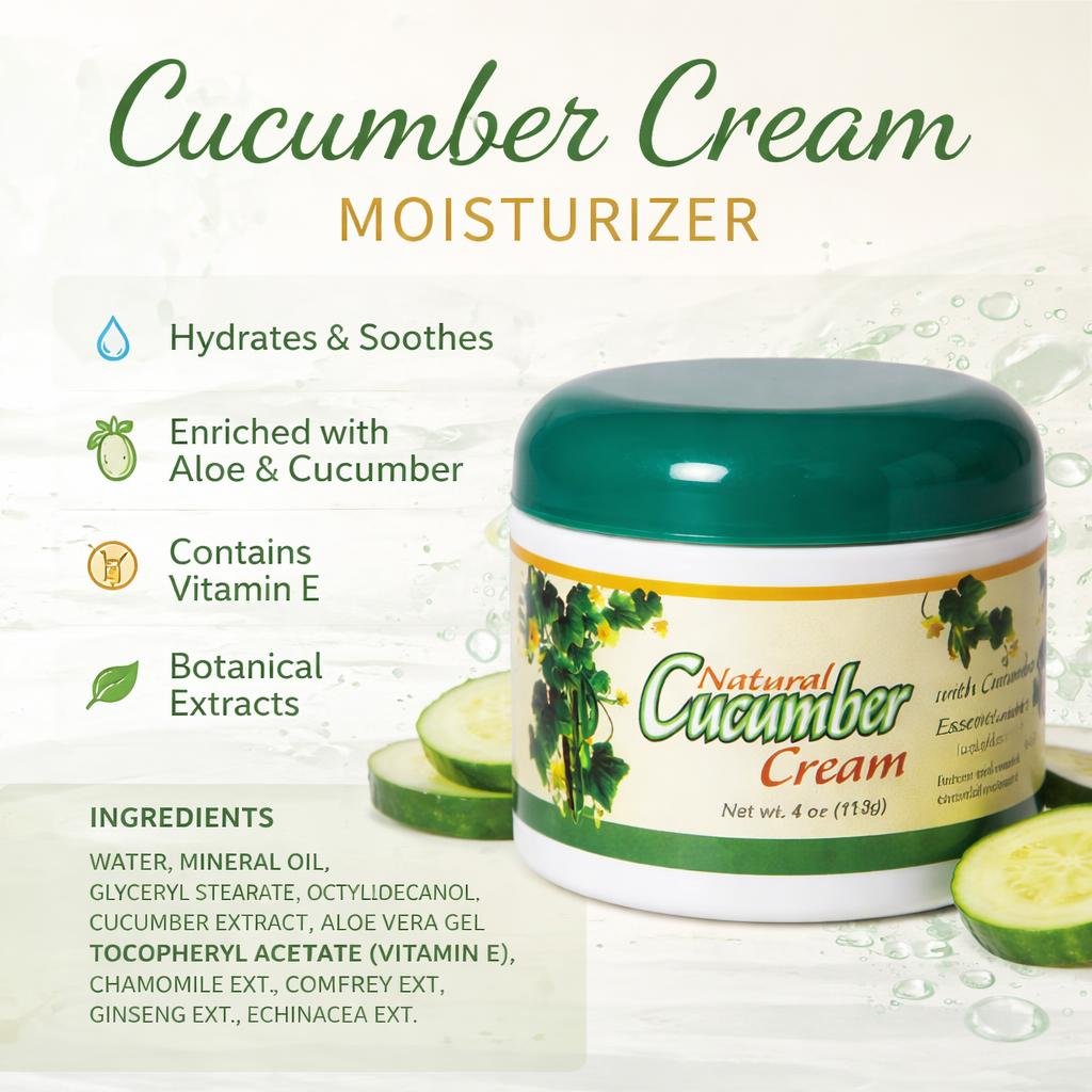Cucumber Cream Moisturizer (5.5 oz)