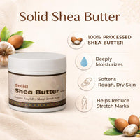 Solid Shea Butter (3.5 oz)
