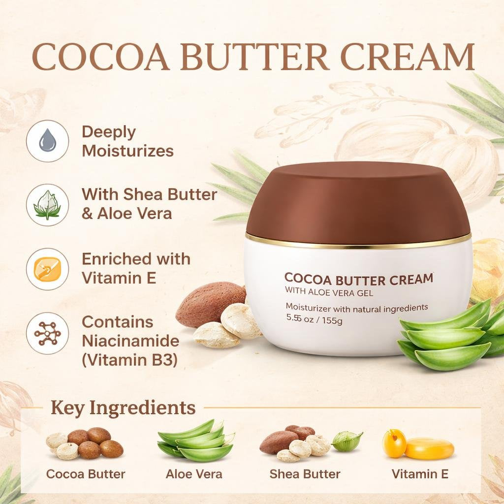 Cocoa Butter Cream (5.5 oz)