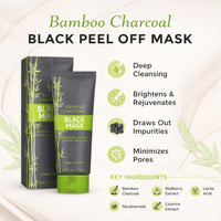 Bamboo Charcoal Black Peel Off Mask (5.0 oz)