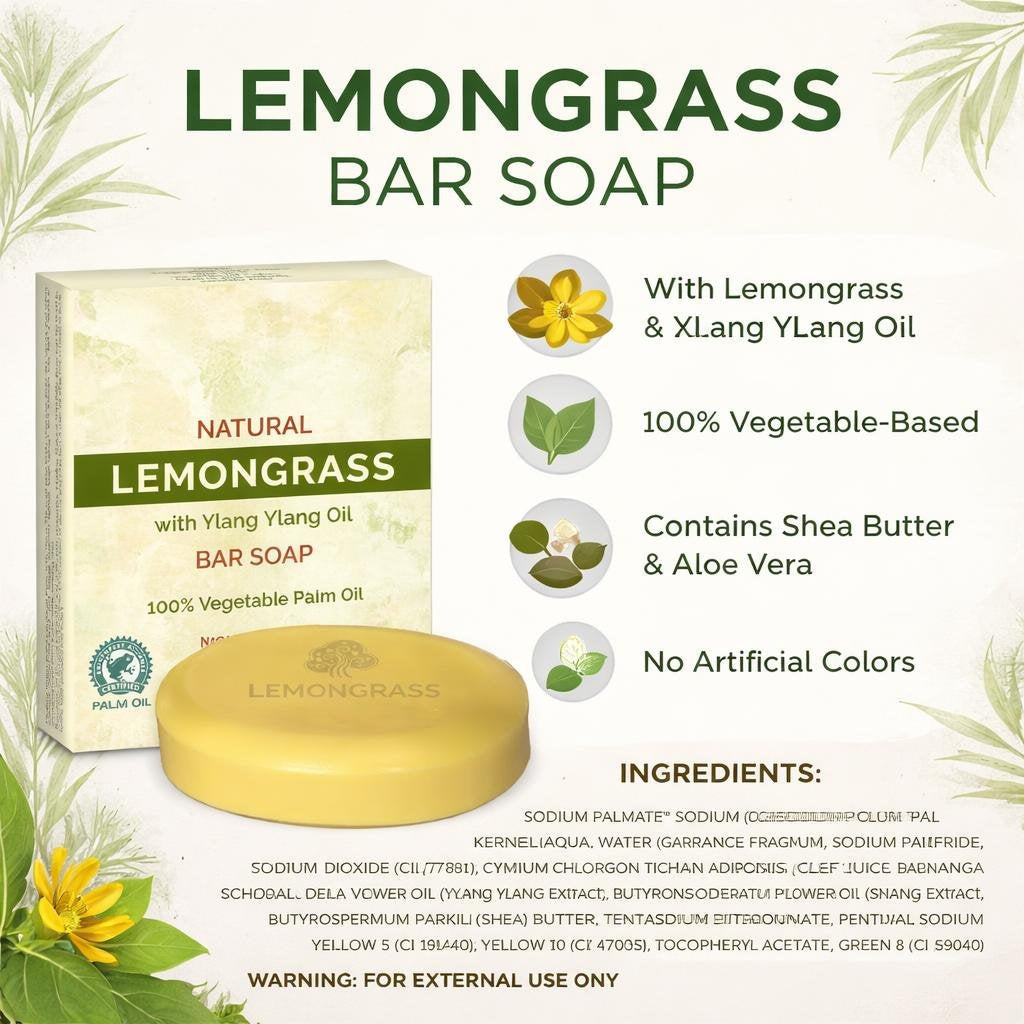 Lemongrass Bar Soap (4.0 lb)