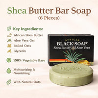 Shea Butter Bar Soap (6 Pieces)