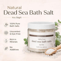 Natural Dead Sea Bath Salt (1 Pound)