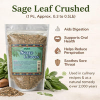 Sage Leaf Crushed (1 Pc, Approx. 0.3 to 0.5 Lb)