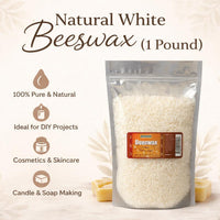 Natural White Beeswax (1 Pound)