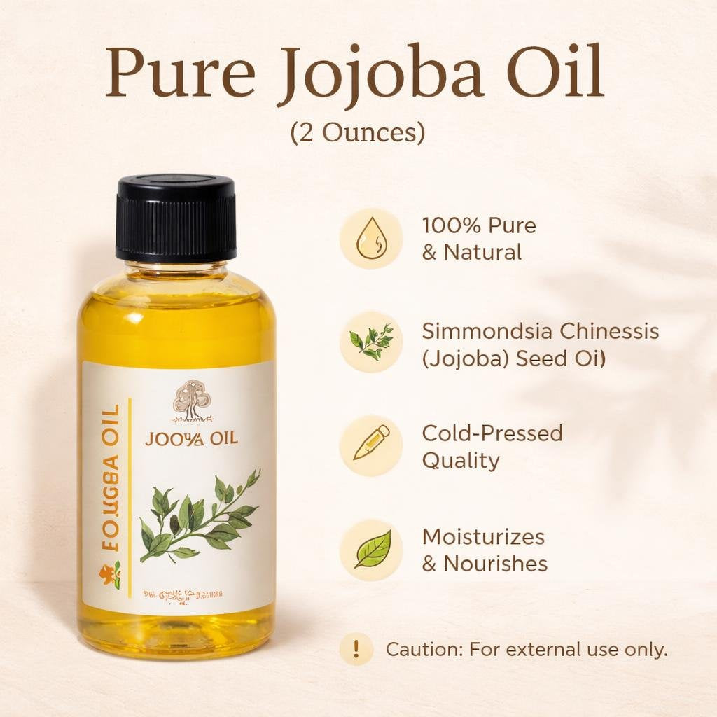 Pure Jojoba Oil (2 Ounces)
