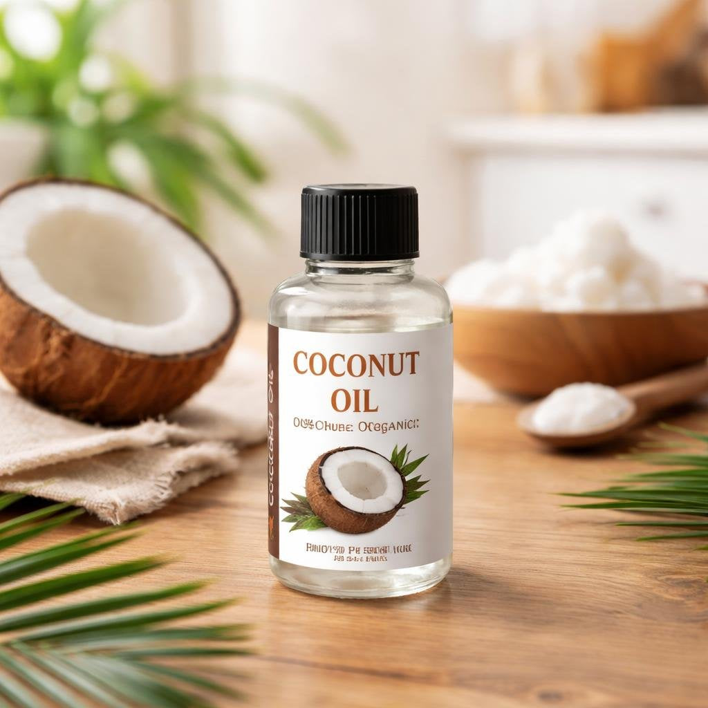 Coconut Oil, Pure and Natural (2 Ounces)