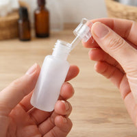 Small 3cc HDPE Plastic Bottles with Plugs (1 Dozen)