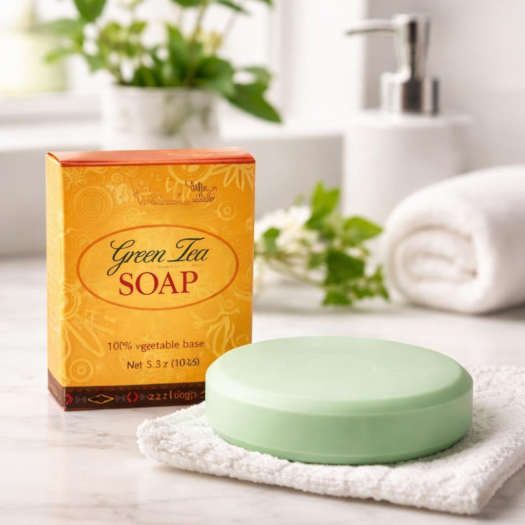 Green Tea Soap with Vitamin E (3.5 oz)