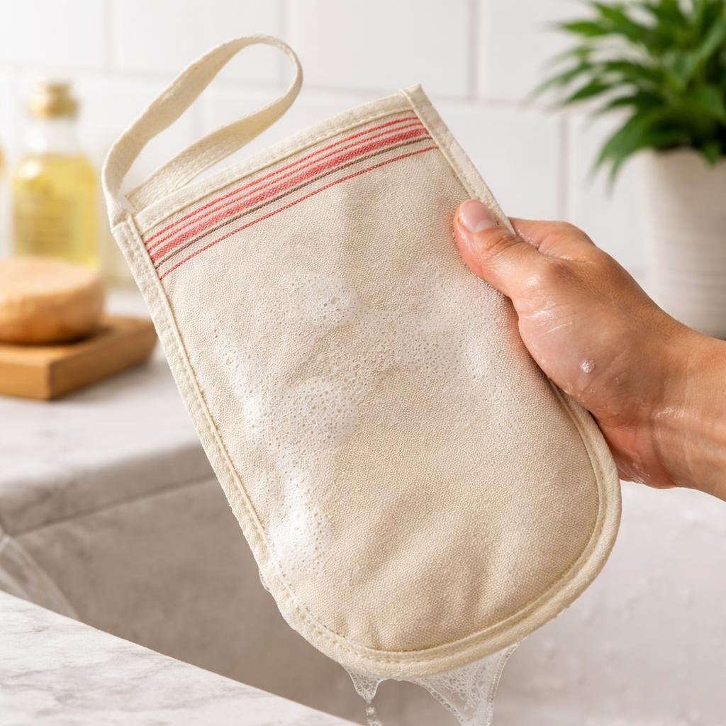 Turkish Bath Kese Scrubbing Mitt (0.5 oz)