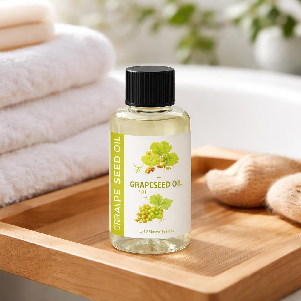 Grapeseed Oil with Vitamin E (2 Ounces)