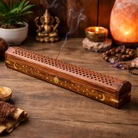 Hollow Coffin Incense Holder, 19 Inch (1.2 lb)