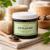 Raw African Black Soap Paste