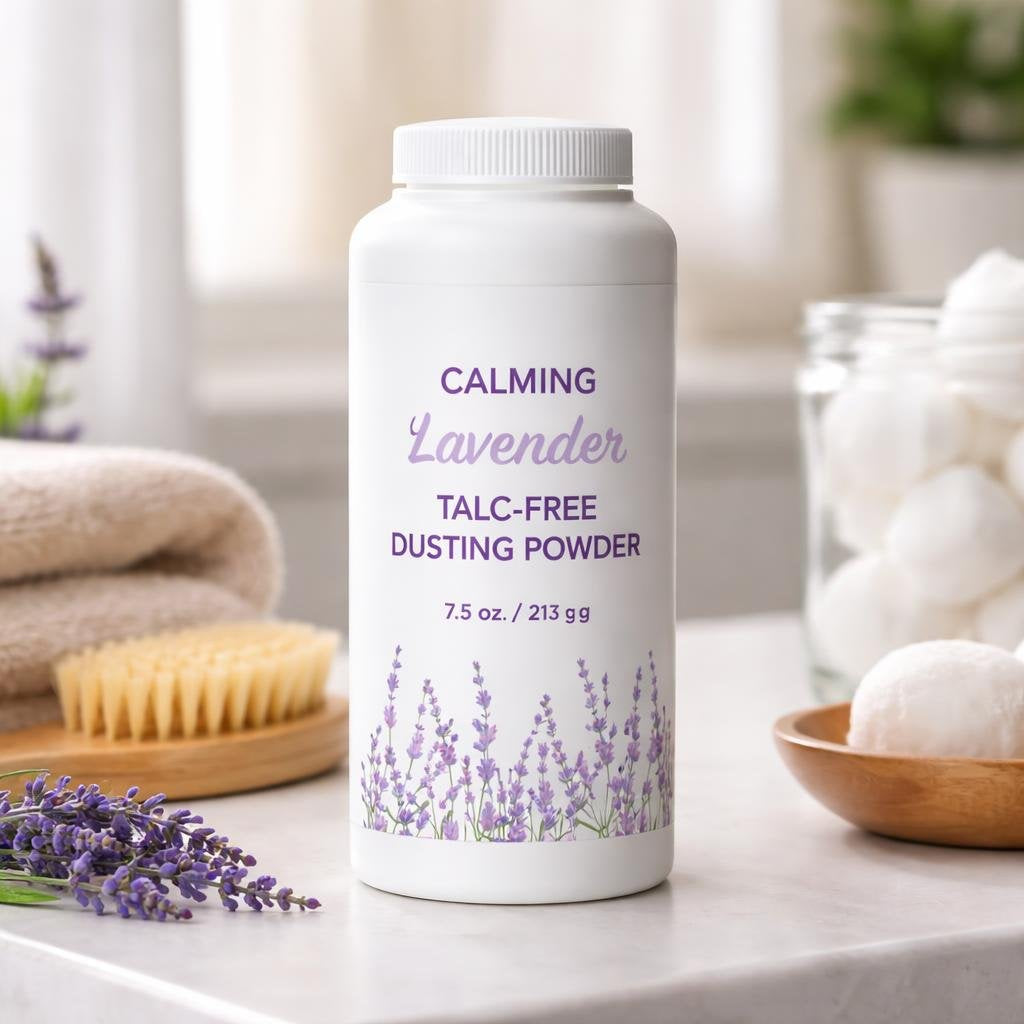 Lavender Dusting Powder, Talc Free