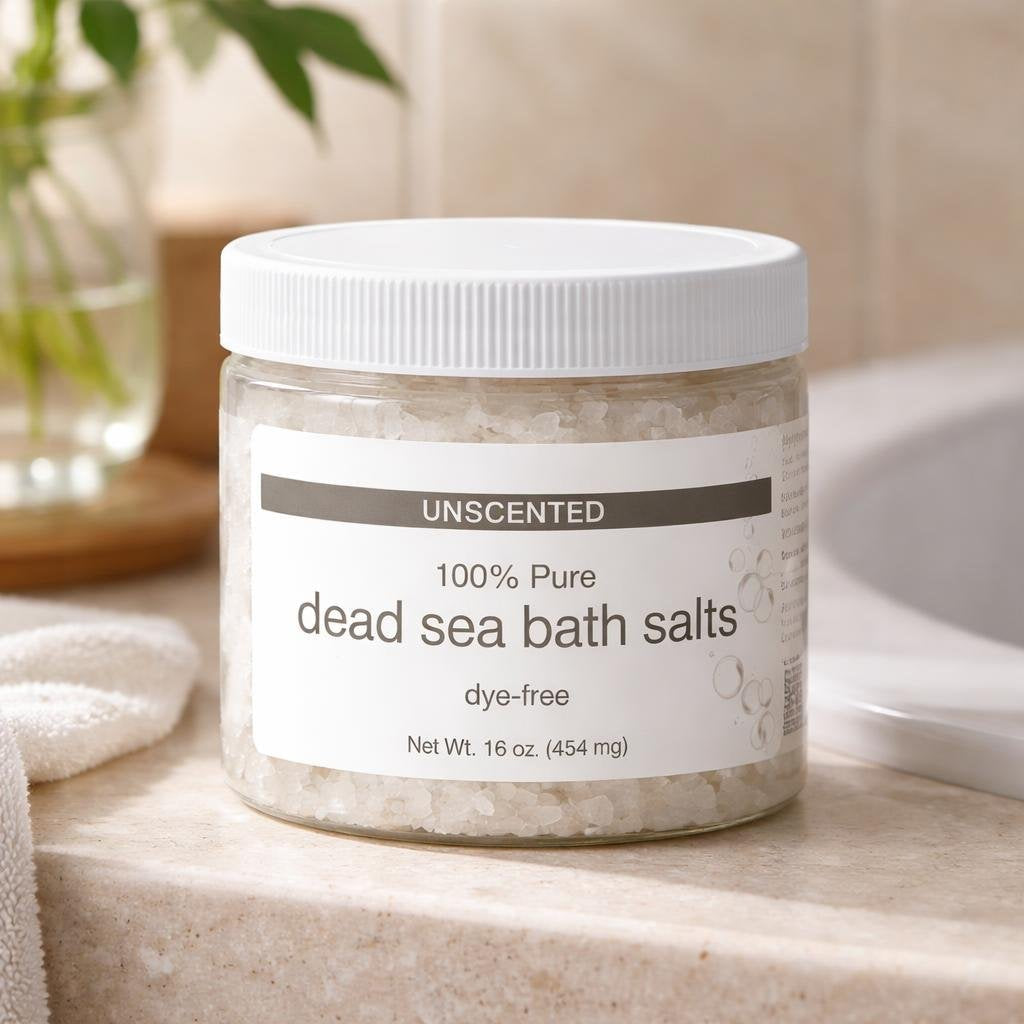 Natural Dead Sea Bath Salt (1 Pound)