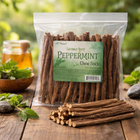 Licorice Root Chew Sticks, Peppermint (1 Pound)