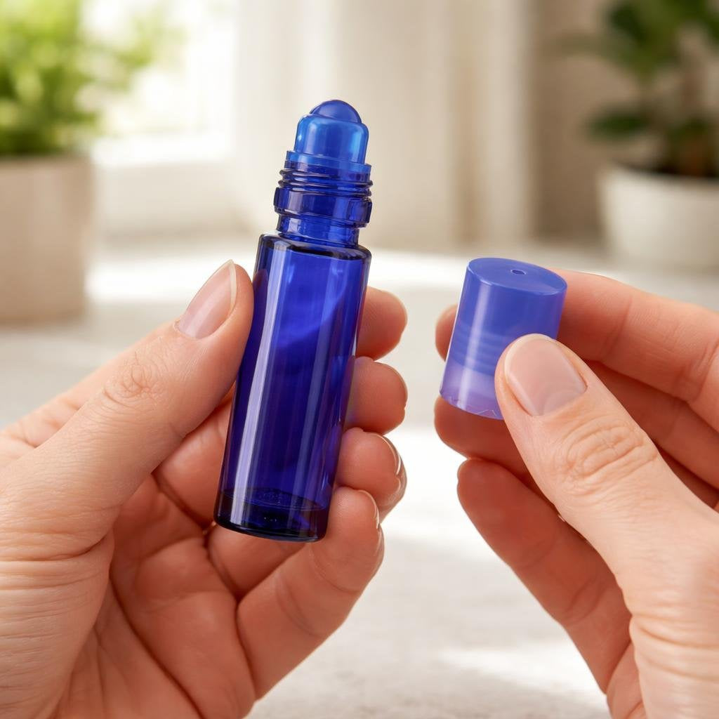 Roll On Bottles, Blue (1 Dozen)