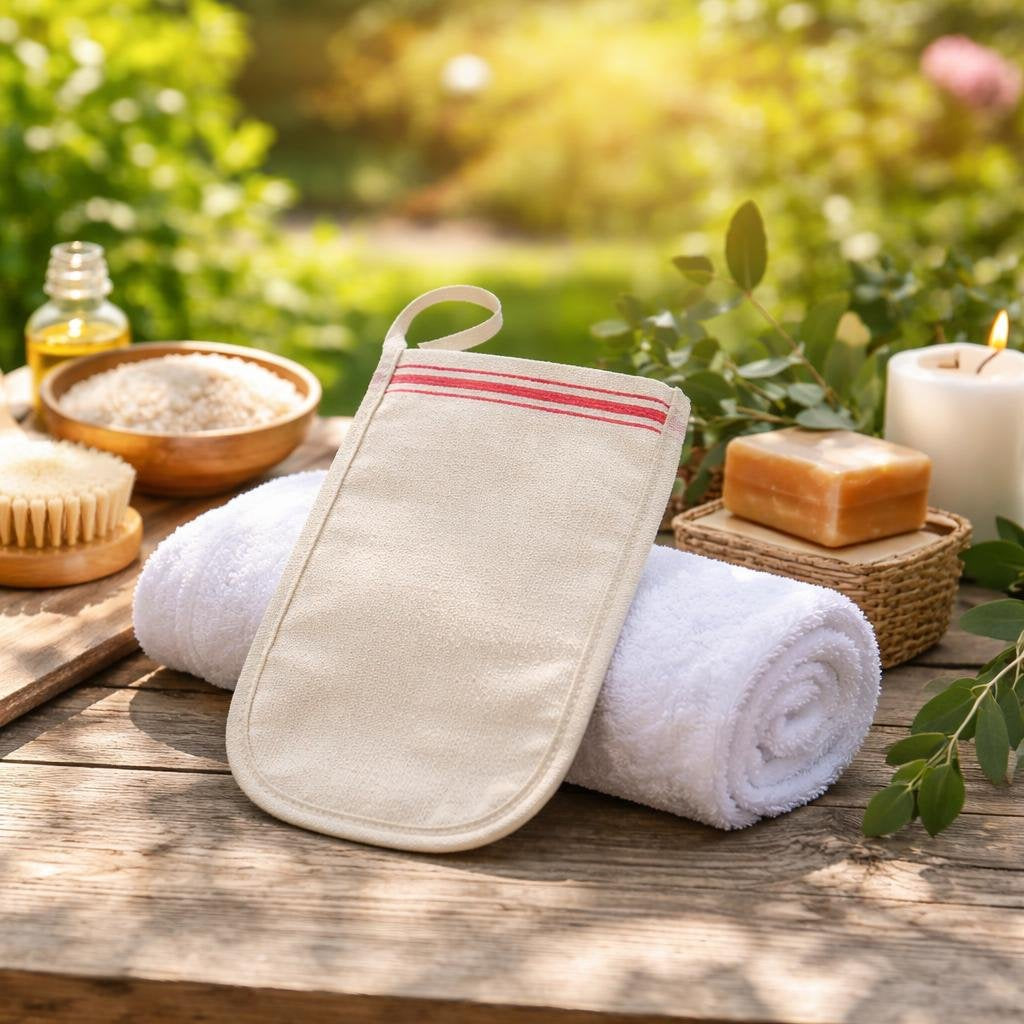 Turkish Bath Kese Scrubbing Mitt (0.5 oz)