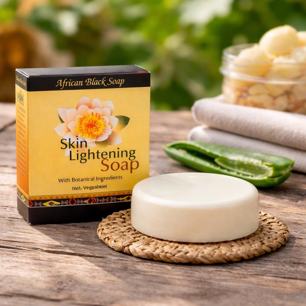 Skin Lightening Soap with Cocoa Butter and Aloe Vera (3.5 oz)