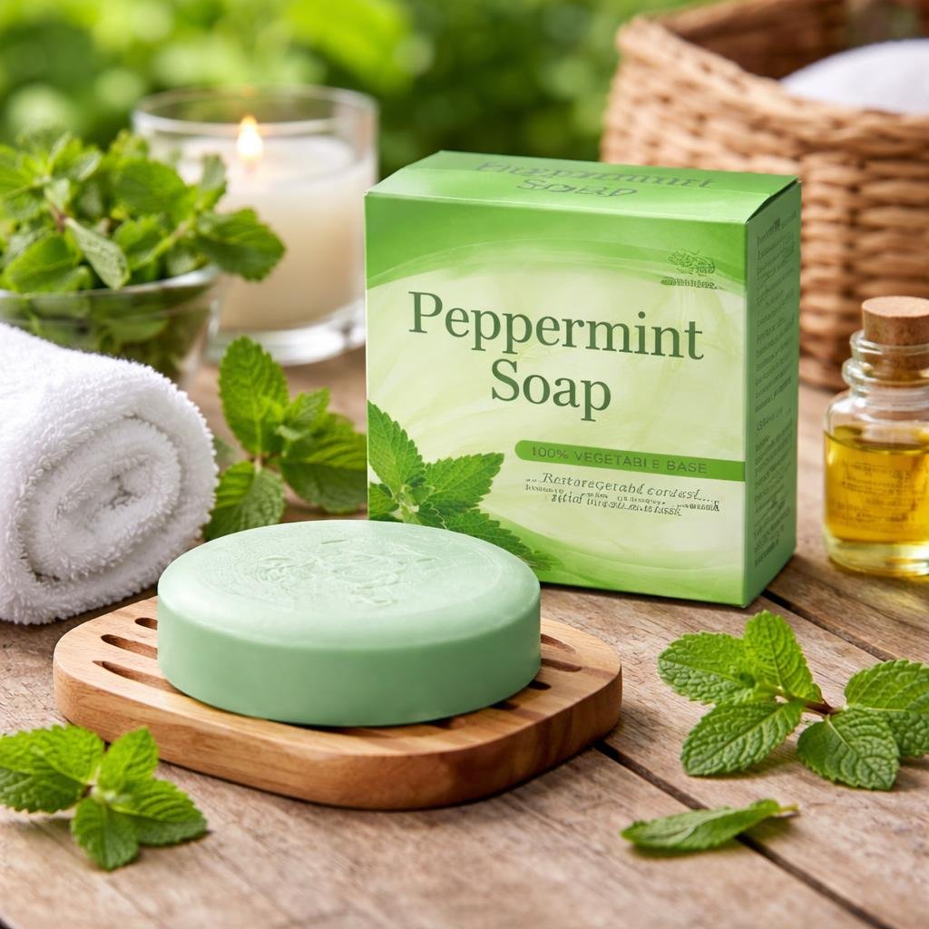 Peppermint Bar Soap (3.5 oz)