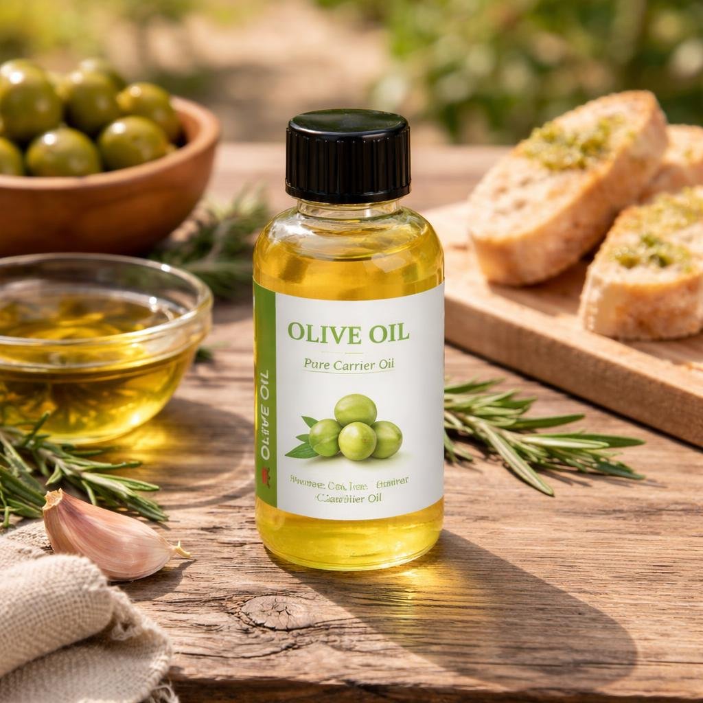 Olive Oil, Pure Carrier Oil (2 Ounces)