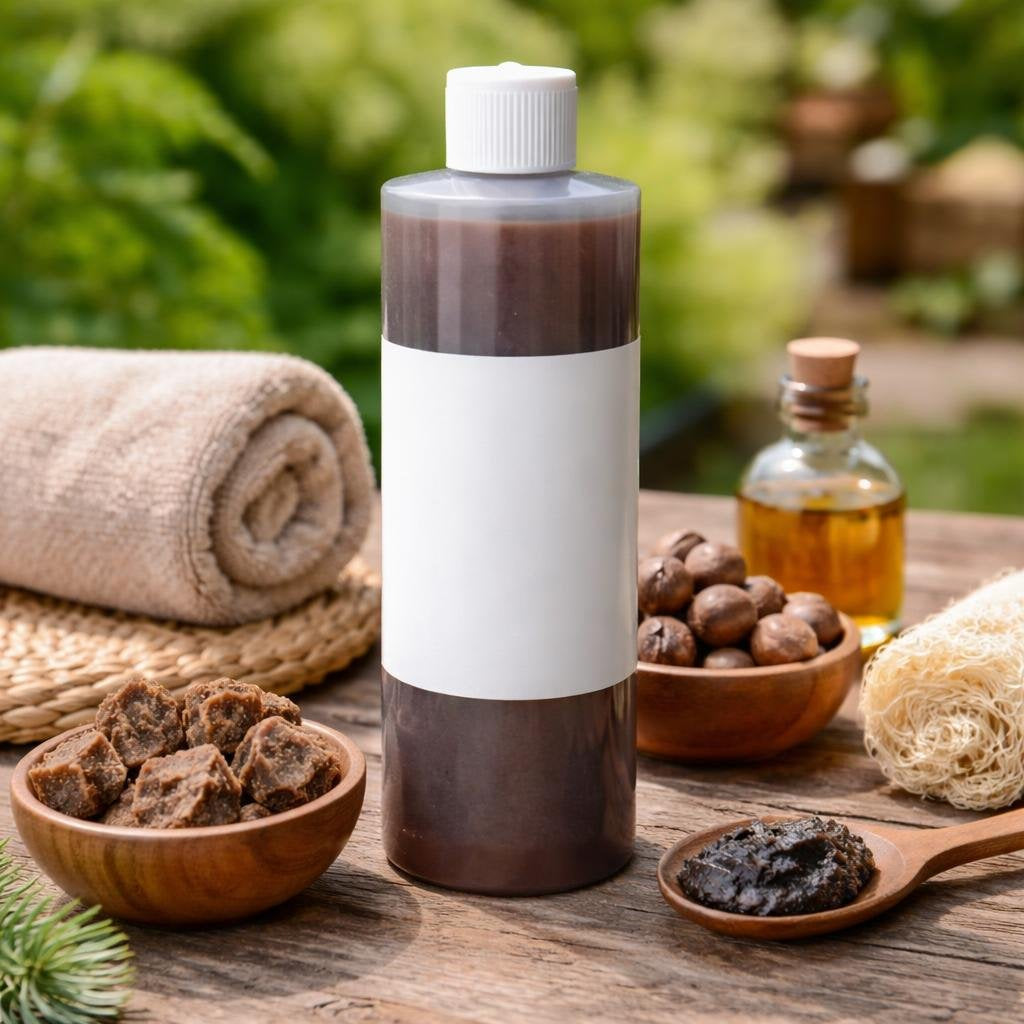 Raw African Black Soap, Liquid