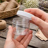 2 oz PET Plastic Jar with Lid (1 Dozen)