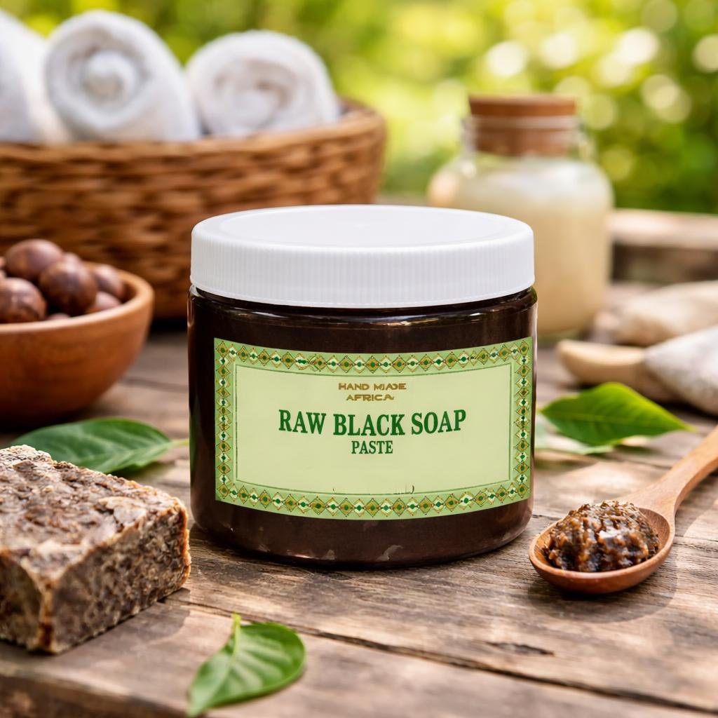 Raw African Black Soap Paste