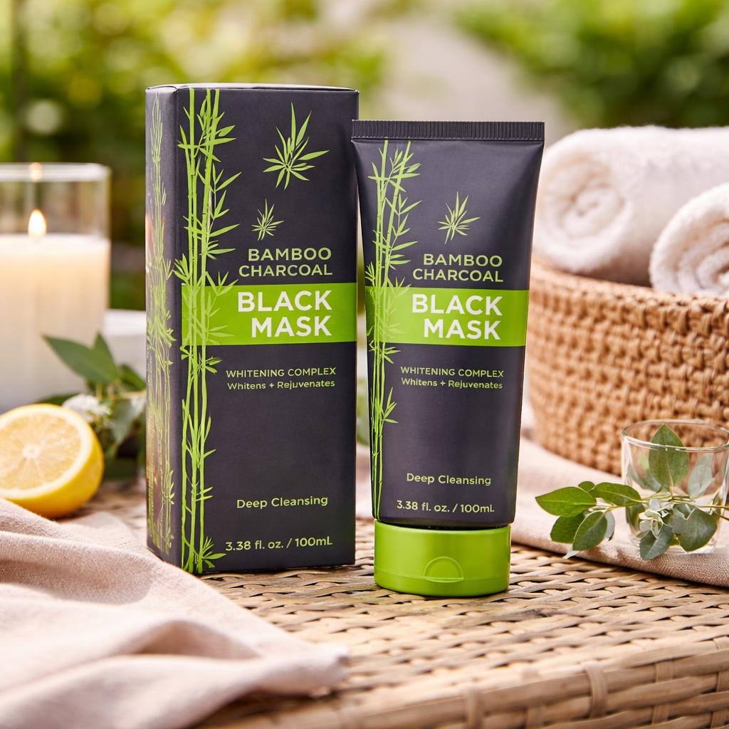 Bamboo Charcoal Black Peel Off Mask (5.0 oz)