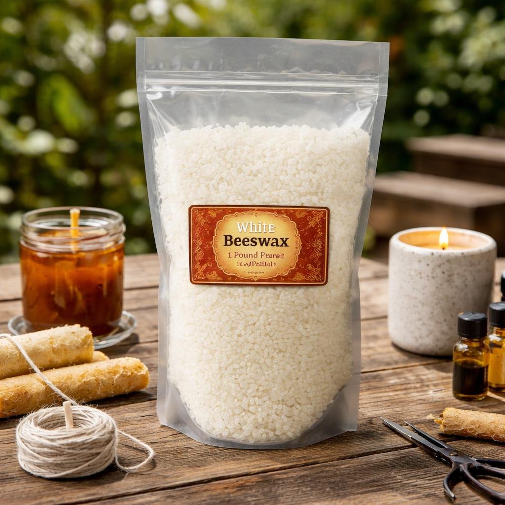 Natural White Beeswax (1 Pound)
