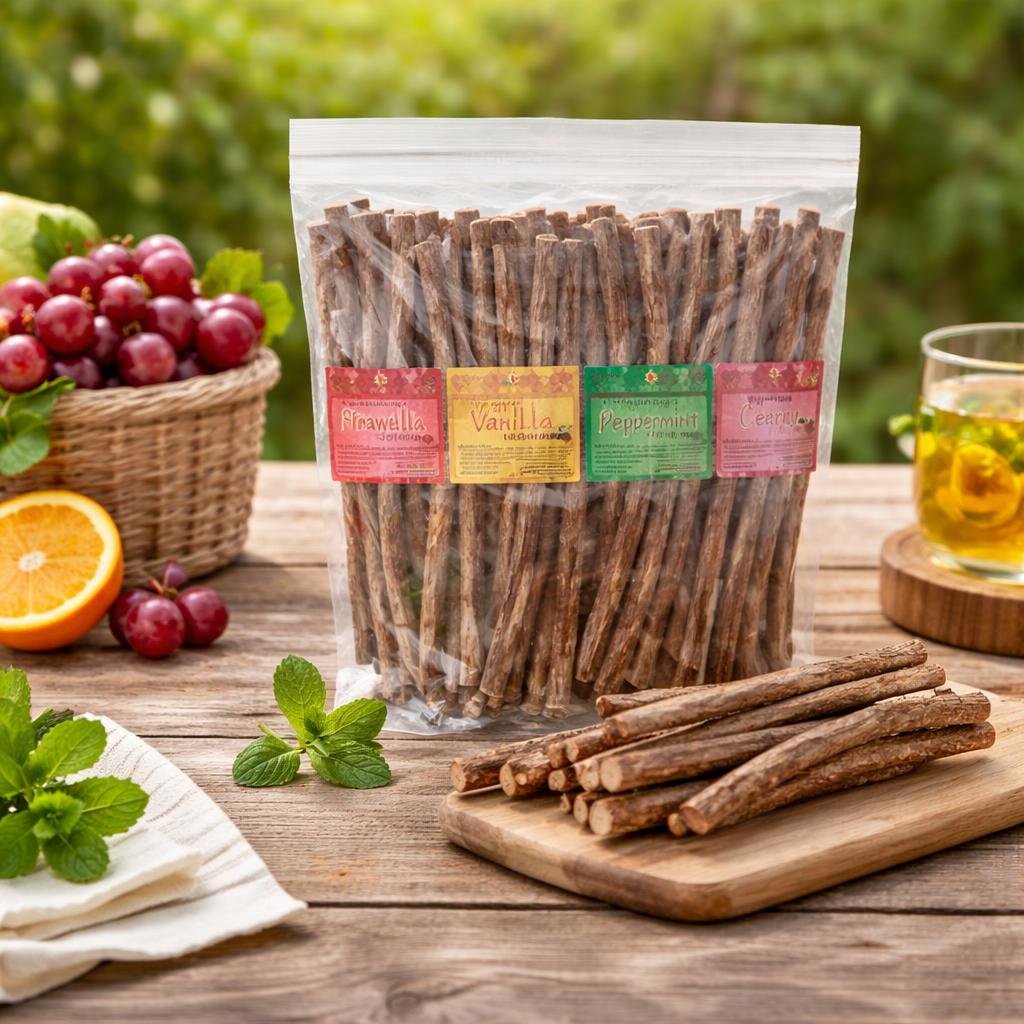 Licorice Root Chew Sticks, 5 Flavors (5 Pounds)