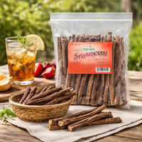 Strawberry Licorice Root Chew Sticks (1 Pound)