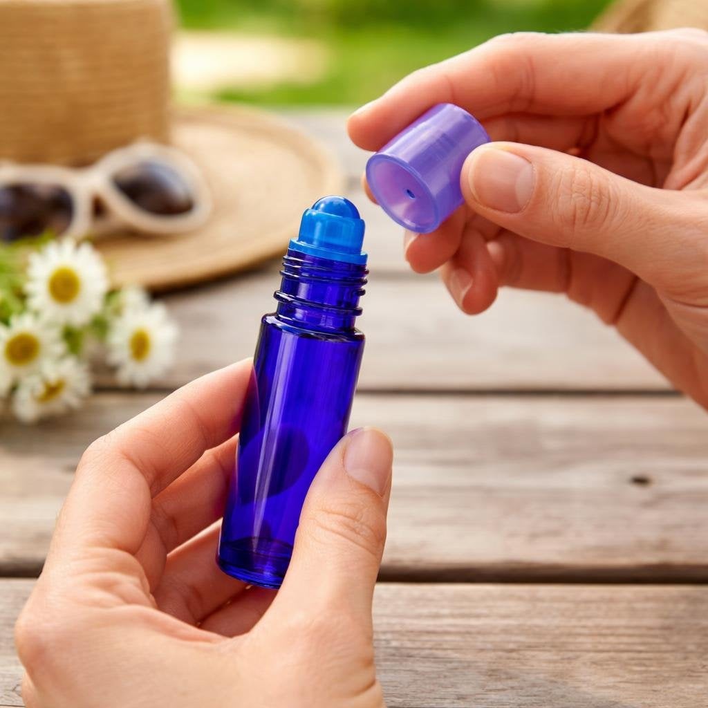 Roll On Bottles, Blue (1 Dozen)