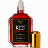 Red Addiction Fragrance Perfume, Inspired by MFK's Baccarat Rouge 540 - Style Roller Bottle 1/2oz (15ml)