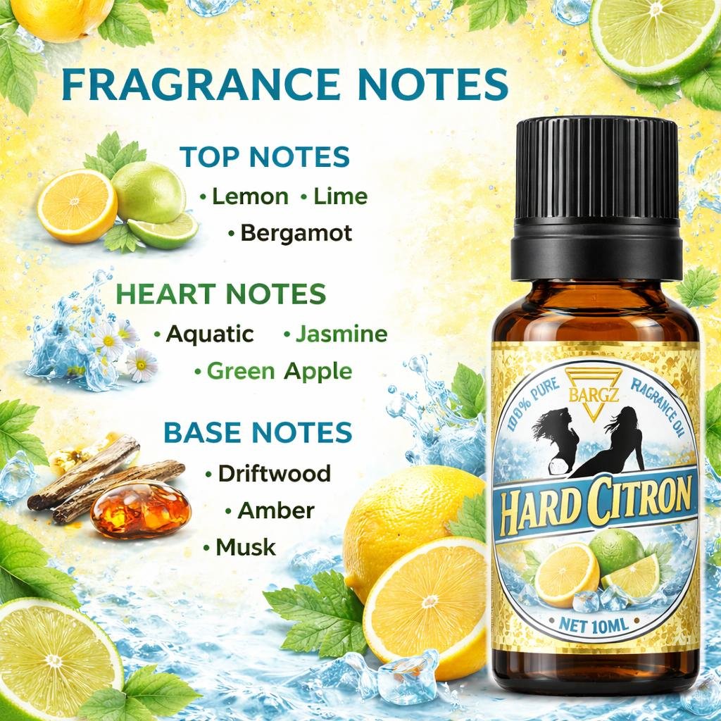 Bargz Hard Citron Fragrance Oil (Inspired by Burberry Sport for Men by Burberry)