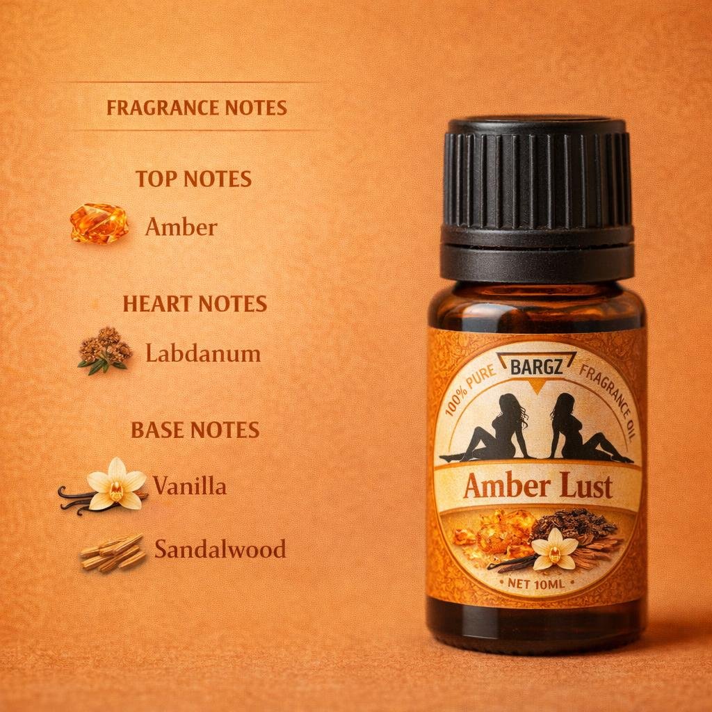 Bargz Amber Lust Fragrance Oil