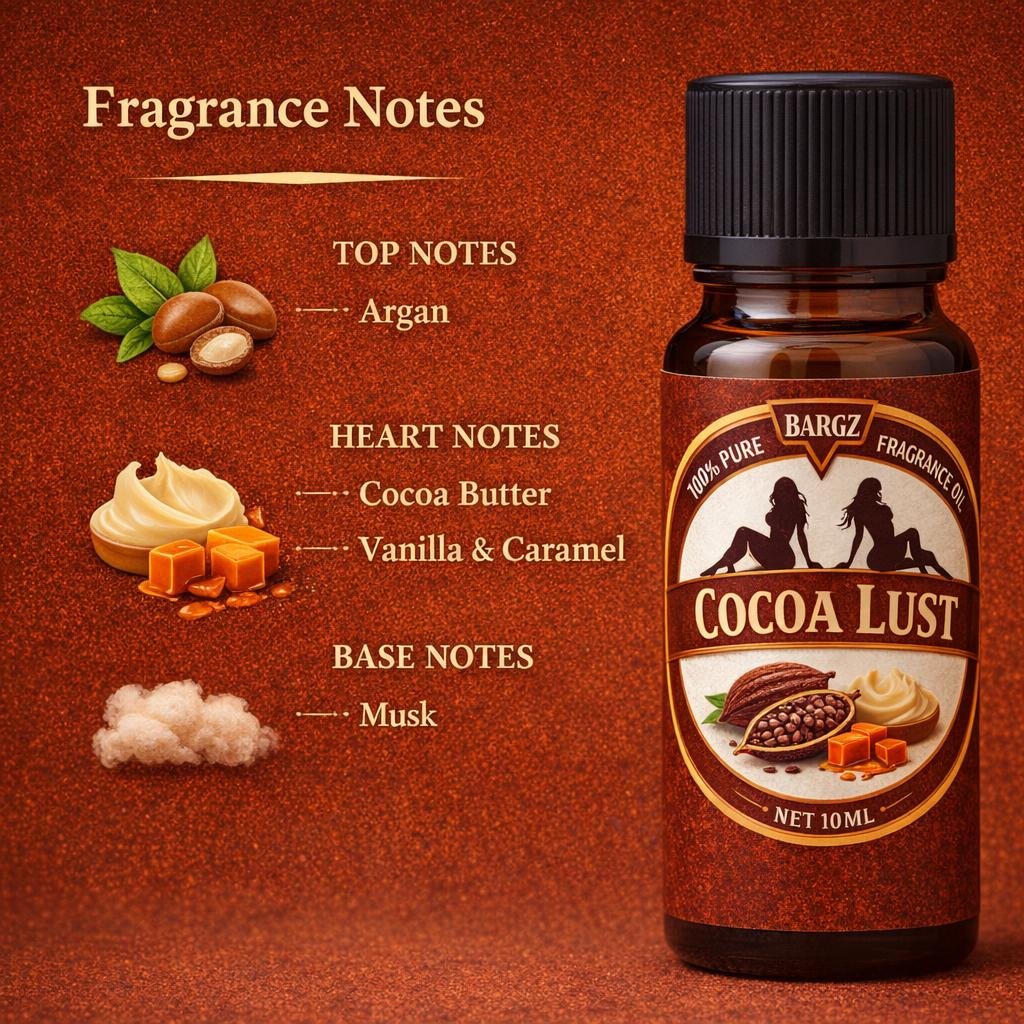 Bargz Cocoa Lust Fragrance Oil