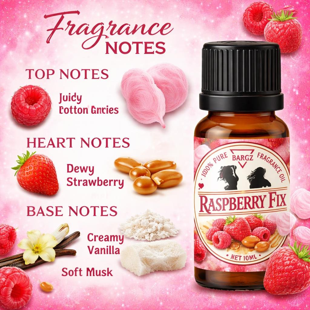 Bargz Raspberry Fix Fragrance Oil (Inspired by Pink Sugar by Aquolina)