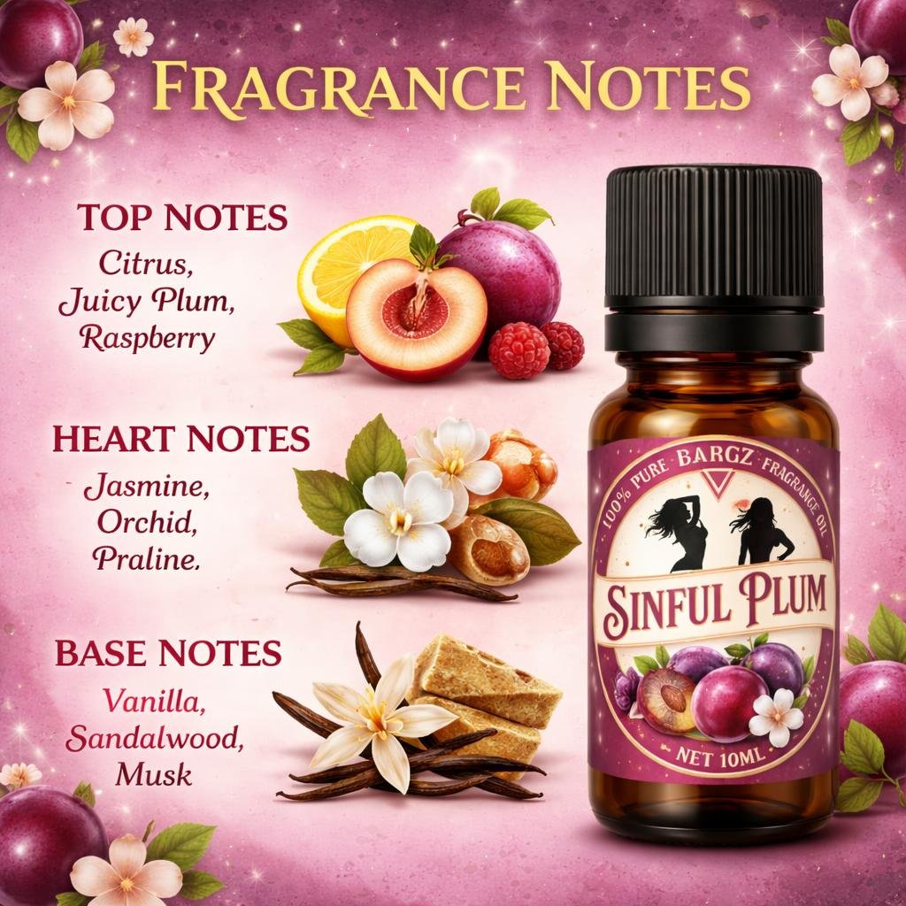 Bargz Sinful Plum Fragrance Oil (Inspired by Fantasy by Britney Spears)